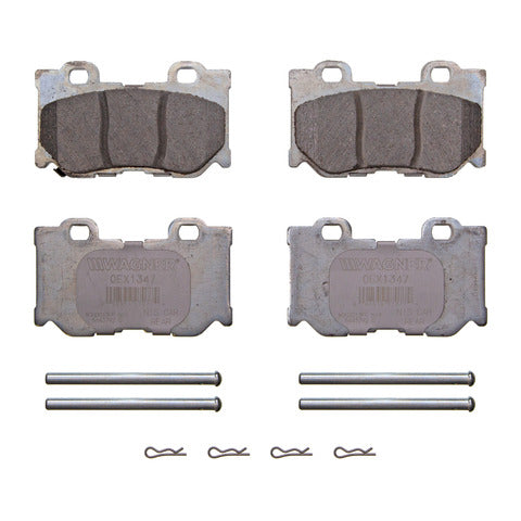Wagner Brake Disc Brake Pad Set P/N:OEX1347 Fits: Infiniti Fx50, Infiniti G37, Infiniti M37, Infiniti M56, Infiniti Q50, Infiniti Q60, Infiniti Q70, Infiniti Q70l, Infiniti Qx70, Nissan 370z - Image 1