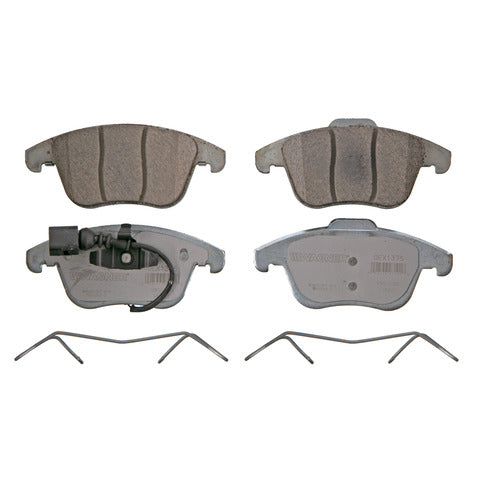 Wagner Brake Disc Brake Pad Set P/N:OEX1375 Fits: Audi Q3 18-15, Audi Q3 Quattro 18-15, Volkswagen Passat 20-12, Volkswagen Tiguan 17-09, Volkswagen Tiguan Limited 18-17 - Image 1