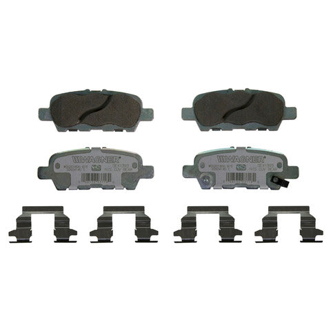 Wagner Brake Disc Brake Pad Set P/N:OEX1393 Fits: Infiniti Ex35, Infiniti Ex37, Infiniti Fx35, Infiniti Fx37, Infiniti G25, Infiniti G37, Infiniti Jx35, Infiniti M35h, Infiniti M37, Infiniti M56 - Image 1