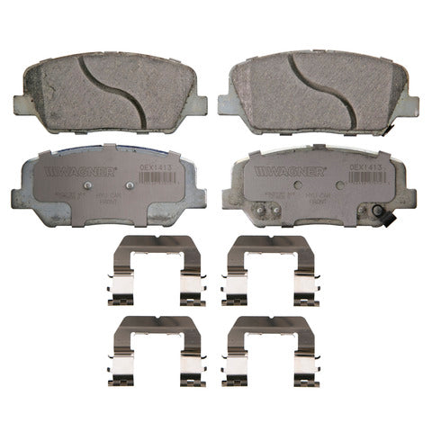 Wagner Brake Disc Brake Pad Set P/N:OEX1413 Fits: Hyundai Genesis Coupe 16-10, Kia Optima 15-11 - Image 1