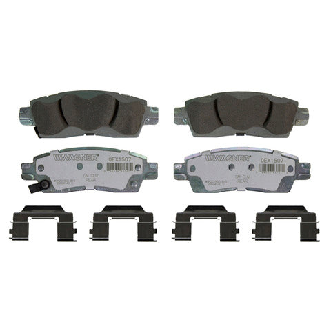 Wagner Brake Disc Brake Pad Set P/N:OEX1507 Fits: Chevrolet Traverse 2011, GMC Acadia 2011, Saturn Outlook 2010 - Image 1