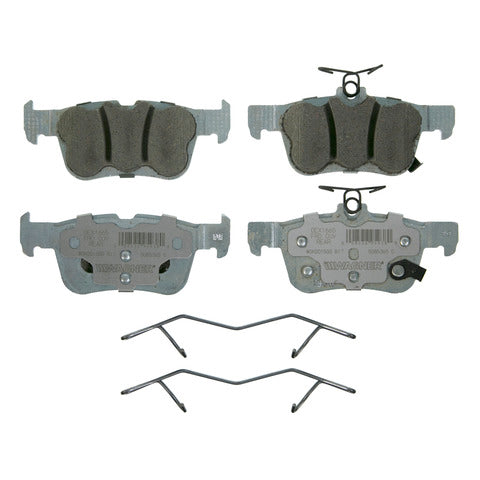 Wagner Brake Disc Brake Pad Set P/N:OEX1665 Fits: Ford Edge 21-15, Ford Escape 19-17, Ford Fusion 20-13, Ford Police Responder Hybrid 20-19, Lincoln Continental 20-17, Lincoln Mkc 19-15, Lincoln Mkx 18-16, Lincoln Mkz 20-13, Lincoln Nautilus 24-19 - Image 1