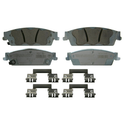 Wagner Brake Disc Brake Pad Set P/N:OEX1707 Fits: Cadillac Escalade, Cadillac Escalade Esv, Chevrolet Silverado 1500, Chevrolet Silverado 1500 Ld, Chevrolet Suburban, Chevrolet Tahoe, GMC Sierra 1500, GMC Sierra 1500 Limited, GMC Yukon, GMC Yukon Xl - Image 1