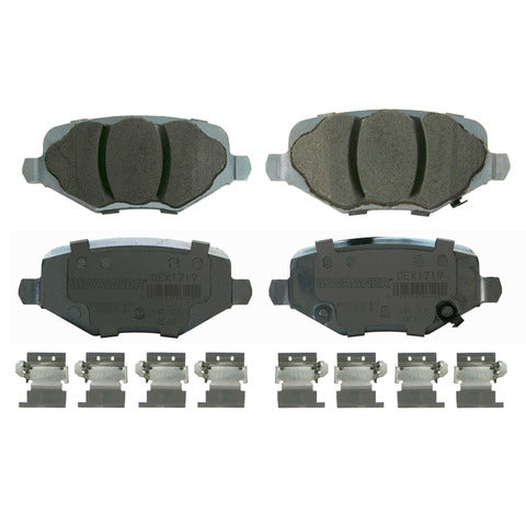 Wagner Brake Disc Brake Pad Set P/N:OEX1719 Fits: Chrysler TOWN &amp; COUNTRY 16-12, Dodge Grand Caravan 16-12, Dodge Journey 2013, Ram C/v 15-12, Volkswagen Routan 14-13 - Image 1