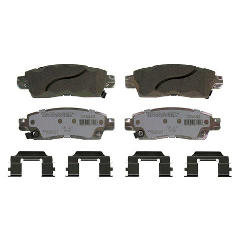 Wagner Brake Disc Brake Pad Set P/N:OEX883 Fits: Buick Enclave, Buick Rainier, Cadillac Xts, Chevrolet Ssr, Chevrolet Trailblazer, Chevrolet Trailblazer Ext, Chevrolet Traverse, GMC Acadia - Image 1