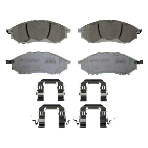 Wagner Brake Disc Brake Pad Set P/N:OEX888A Fits: Infiniti Ex35, Infiniti Fx35, Infiniti Fx37, Infiniti Fx45, Infiniti G25, Infiniti G35, Infiniti G37, Infiniti M35, Infiniti M35h, Infiniti M37 - Image 1