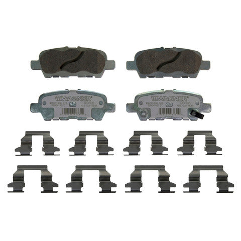 Wagner Brake Disc Brake Pad Set P/N:OEX905 Fits: Infiniti Fx35, Infiniti Fx45, Infiniti G35, Infiniti M35, Infiniti M45, Infiniti Q50, Infiniti Qx50, Nissan 350z, Nissan Altima, Nissan Maxima - Image 1
