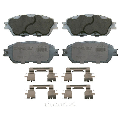 Wagner Brake Disc Brake Pad Set P/N:OEX906A Fits: Toyota Avalon 07-05, Toyota Camry 06-05, Toyota Sienna 10-04, Toyota Solara 08-04, Toyota Tacoma 15-05 - Image 1