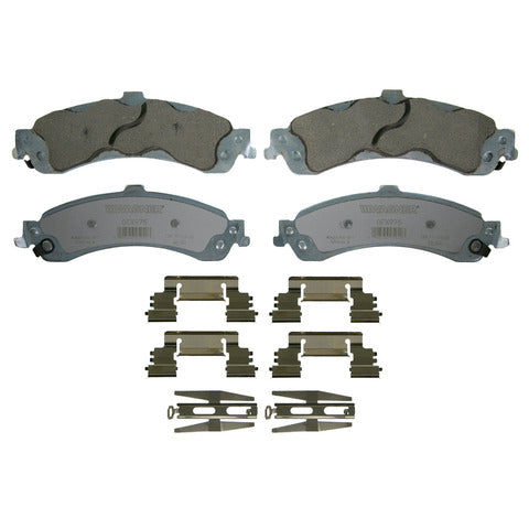 Wagner Brake Disc Brake Pad Set P/N:OEX975 Fits: Cadillac Escalade, Cadillac Escalade Esv, Cadillac Escalade Ext, Chevrolet Avalanche 1500, Chevrolet Silverado 1500, Chevrolet Silverado 1500 Classic, Chevrolet Suburban 1500, Chevrolet Tahoe - Image 1