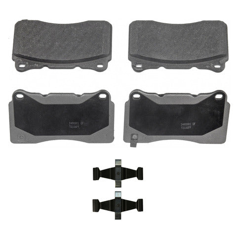 Wagner Brake Disc Brake Pad Set P/N:MX1001A Fits: Buick Regal 14-12, Ford Mustang 14-13, Mitsubishi Lancer 11-10, Mitsubishi Lancer 2008, Mitsubishi Lancer 2015, Saab 9-5 11-10, Subaru Brz 2018, Subaru Impreza 14-04, Subaru Wrx 2019, Subaru Wrx Sti 17-15 - Image 1