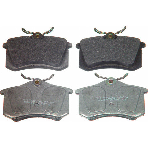 Wagner Brake Disc Brake Pad Set P/N:MX340 Fits: Volkswagen Corrado 93-90, Volkswagen Golf 02-85, Volkswagen Jetta 96-85, Volkswagen Passat 94-90, Volkswagen Quantum 88-86, Volkswagen R32 2004, Volkswagen Scirocco 88-86 - Image 1