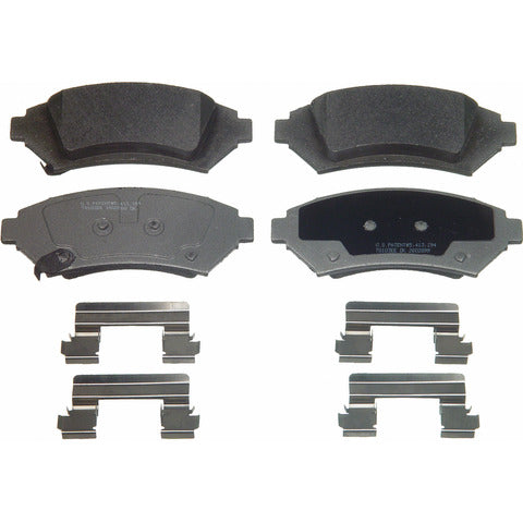 Wagner Brake Disc Brake Pad Set P/N:MX818 Fits: Buick Century, Buick Lesabre, Buick Park Avenue, Buick Regal, Buick Riviera, Cadillac Deville, Cadillac Eldorado, Cadillac Seville, Chevrolet Impala - Image 1