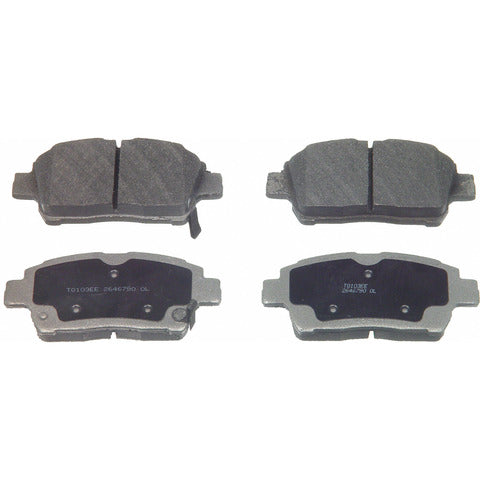 Wagner Brake Disc Brake Pad Set P/N:MX822 Fits: Toyota Celica 2000, Toyota Echo 02-01, Toyota Mr2 Spyder 02-00, Toyota Prius 02-01 - Image 1