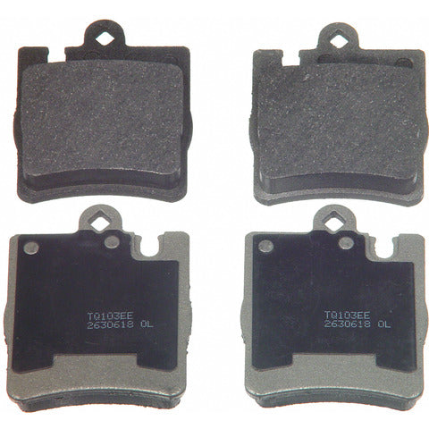 Wagner Brake Disc Brake Pad Set P/N:MX876 Fits: Mercedes-benz C230, Mercedes-benz C240, Mercedes-benz C280, Mercedes-benz C32 Amg, Mercedes-benz C320, Mercedes-benz C350, Mercedes-benz Clk320, Mercedes-benz Clk350, Mercedes-benz Clk430, Mercedes-benz E320 - Image 1