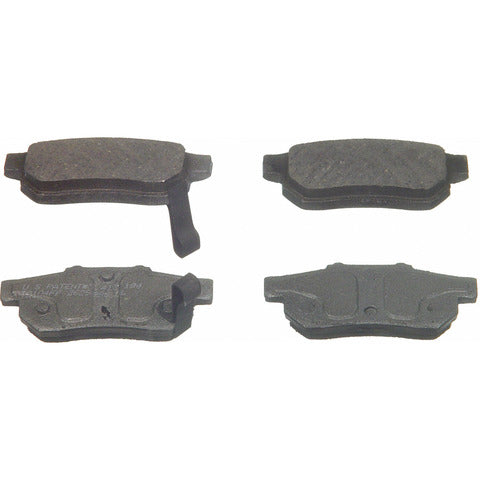Wagner Brake Disc Brake Pad Set P/N:PD564 Fits: Acura El 1999, Acura Integra 01-92, Honda Civic 01-97, Honda Civic 95-92, Honda Civic Del Sol 97-93, Honda Prelude 91-88 - Image 1
