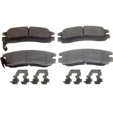 Wagner Brake Disc Brake Pad Set P/N:PD698 Fits: Buick Allure, Buick Century, Buick Lacrosse, Buick Regal, Chevrolet Impala, Chevrolet Monte Carlo, Chevrolet Venture, Oldsmobile Alero, Oldsmobile Cutlass, Oldsmobile Intrigue - Image 1