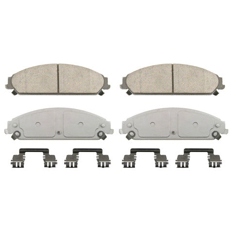 Wagner Brake Disc Brake Pad Set P/N:QC1058 Fits: Chrysler 300 11-05, Chrysler 300 19-15, Dodge Caliber 09-08, Dodge Challenger 11-09, Dodge Challenger 18-14, Dodge Charger 13-06, Dodge Charger 19-17, Dodge Magnum 08-05 - Image 1