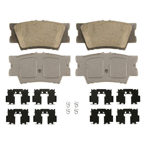 Wagner Brake Disc Brake Pad Set P/N:QC1212 Fits: Lexus Es300h 18-13, Lexus Es350 18-07, Lexus Hs250h 11-10, Pontiac Vibe 10-09, Toyota Avalon 16-08, Toyota Camry 24-07, Toyota Matrix 13-09, Toyota Rav4 18-06 - Image 1