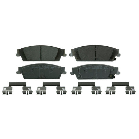 Wagner Brake Disc Brake Pad Set P/N:QC1707 Fits: Cadillac Escalade, Cadillac Escalade Esv, Chevrolet Silverado 1500, Chevrolet Silverado 1500 Ld, Chevrolet Suburban, Chevrolet Tahoe, GMC Sierra 1500, GMC Sierra 1500 Limited, GMC Yukon, GMC Yukon Xl - Image 1