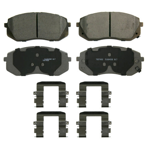 Wagner Brake Disc Brake Pad Set P/N:QC1826 Fits: Hyundai Kona Electric 21-19, Hyundai Sonata 19-15, Kia Niro Ev 22-19, Kia Optima 20-16 - Image 1