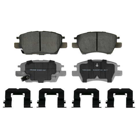 Wagner Brake Disc Brake Pad Set P/N:QC1844 Fits: Chevrolet Bolt Euv 23-22, Chevrolet Bolt Ev 23-17, Chevrolet Cruze 19-16, Chevrolet Volt 18-16 - Image 1
