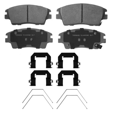 Wagner Brake Disc Brake Pad Set P/N:QC1847 Fits: Hyundai Elantra 20-17, Hyundai Tucson 21-16, Kia Sportage 22-17 - Image 1