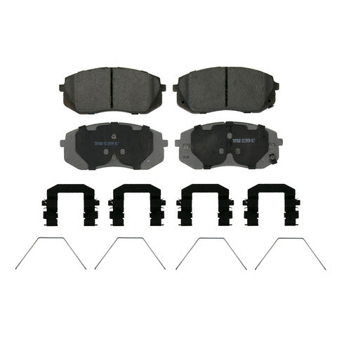 Wagner Brake Disc Brake Pad Set P/N:QC1855 Fits: Hyundai Sonata 19-16, Kia Optima 2016, Kia Optima 20-19, Kia Soul 19-17, Kia Soul Ev 2019 - Image 1