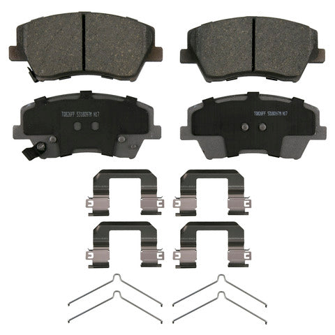 Wagner Brake Disc Brake Pad Set P/N:QC1912 Fits: Hyundai Elantra 20-17, Hyundai Ioniq 22-17, Kia Niro 22-17 - Image 1