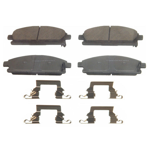 Wagner Brake Disc Brake Pad Set P/N:QC691 Fits: Acura Mdx 06-03, Infiniti Q45 99-97, Infiniti Qx4 03-97, Nissan Pathfinder 04-96, Nissan Quest 2017 - Image 1