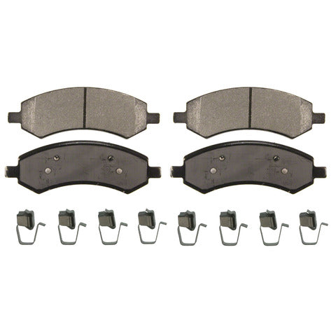 Wagner Brake Disc Brake Pad Set P/N:SX1084 Fits: Chrysler Aspen 09-07, Dodge Dakota 10-05, Dodge Durango 09-07, Dodge Ram 1500 10-06, Mitsubishi Raider 09-06, Ram 1500 18-11, Ram 1500 Classic 2019, Ram Dakota 2011 - Image 1