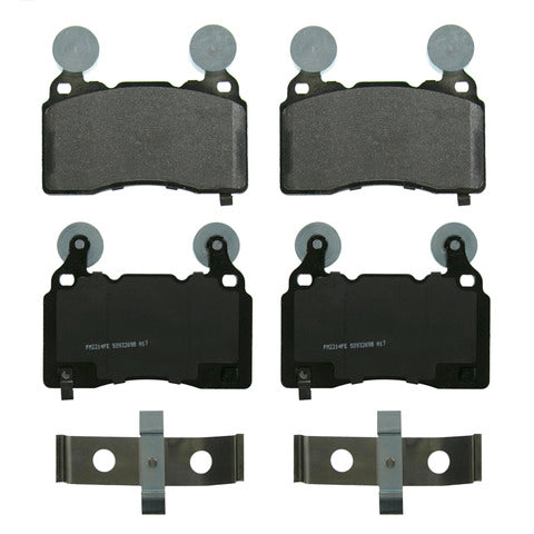 Wagner Brake Disc Brake Pad Set P/N:SX1474 Fits: Cadillac Ct6 19-17, Cadillac Cts 15-14, Cadillac Cts 19-18, Cadillac Elr 2016, Cadillac Xts 2013, Chevrolet Camaro 18-10, Chevrolet Camaro 2020, Chevrolet Corvette 19-15, Chevrolet Ss 17-14, Tesla S 18-12 - Image 1