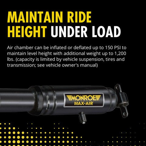 Monroe Shocks & Struts Air Shock Absorber P/N:MA839 Fits: Buick Rendezvous 07-02, Buick Terraza 06-05, Chevrolet Uplander 06-05, Chevrolet Venture 04-02, Oldsmobile Silhouette 04-02, Pontiac Aztek 05-01, Pontiac Montana 06-02, Saturn Relay 06-05 - Image 3