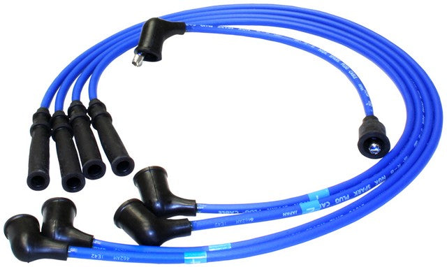 NGK Spark Plug Wire Set P/N:RC-IE42 Fits: Buick Opel, Chevrolet Luv, Chevrolet Luv Pickup, Chevrolet S10, Chevrolet S10 Blazer, GMC S15, GMC S15 Jimmy, Isuzu I-mark, Isuzu Impulse, Isuzu Pickup, Isuzu Trooper - Image 1