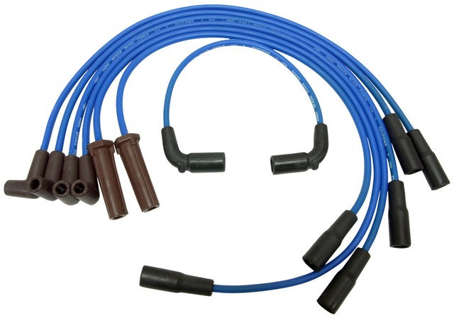 NGK Spark Plug Wire Set P/N:RC-GMX093 Fits: Chevrolet Astro, Chevrolet Blazer, Chevrolet C1500, Chevrolet Express 1500, Chevrolet Express 2500, Chevrolet K1500, Chevrolet P30, Chevrolet S10, GMC C1500, GMC Jimmy - Image 1