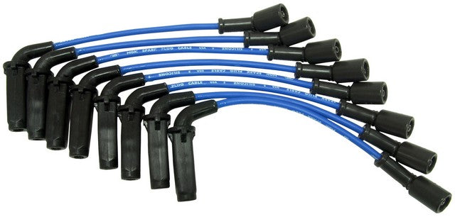 NGK Spark Plug Wire Set P/N:RC-GMX092 Fits: Chevrolet Avalanche 2500, Chevrolet C3500hd, Chevrolet Express 3500, Chevrolet Silverado 2500 Hd, Chevrolet Silverado 3500, Chevrolet Suburban 2500, GMC C3500hd, GMC Savana 3500, GMC Sierra 2500 Hd - Image 1