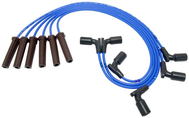 NGK Spark Plug Wire Set P/N:RC-GMX111 Fits: Chevrolet Express 1500 14-08, Chevrolet Silverado 1500 13-07, GMC Savana 1500 14-08, GMC Sierra 1500 13-07 - Image 1