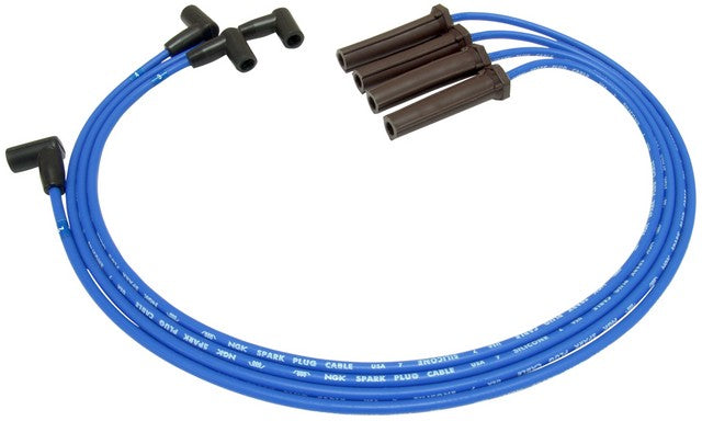 NGK Spark Plug Wire Set P/N:RC-GMX064 Fits: Buick Century 1996, Chevrolet Beretta 1996, Chevrolet Cavalier 97-96, Chevrolet Corsica 1996, Oldsmobile Cutlass Ciera 1996, Pontiac Sunfire 97-96 - Image 1