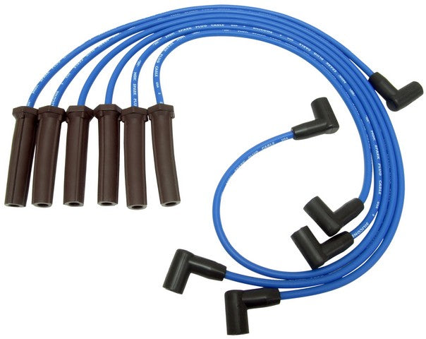 NGK Spark Plug Wire Set P/N:RC-GMX068 Fits: Buick Century, Buick Regal, Buick Skylark, Chevrolet Beretta, Chevrolet Corsica, Chevrolet Lumina, Chevrolet Lumina Apv, Chevrolet Malibu, Chevrolet Monte Carlo, Chevrolet Venture - Image 1