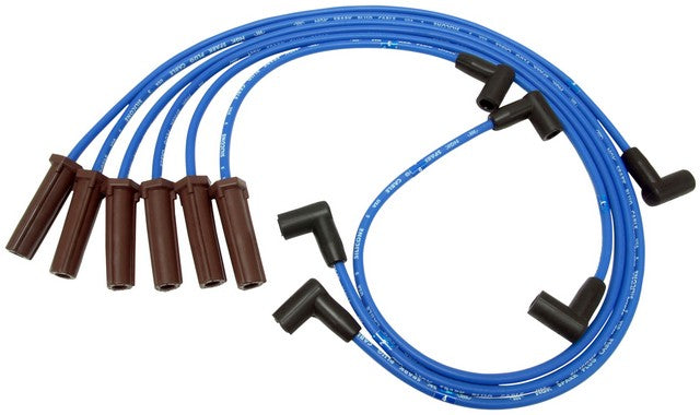 NGK Spark Plug Wire Set P/N:RC-GMX062 Fits: Buick Lesabre 98-96, Buick Park Avenue 98-95, Buick Riviera 97-95, Oldsmobile 88 98-95, Oldsmobile 98 96-95, Oldsmobile Lss 98-96, Oldsmobile Regency 98-97, Pontiac Bonneville 98-95 - Image 1