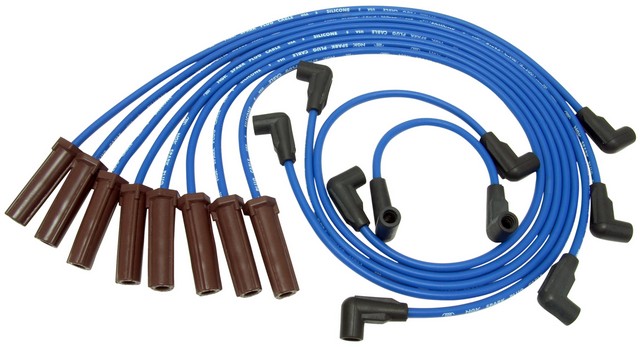 NGK Spark Plug Wire Set P/N:RC-GMX054 Fits: Chevrolet C2500, Chevrolet C2500 Suburban, Chevrolet C3500, Chevrolet C3500hd, Chevrolet G30, Chevrolet K2500, Chevrolet K2500 Suburban, Chevrolet K3500, Chevrolet P30, GMC C2500 - Image 1