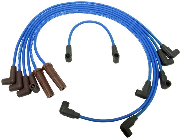 NGK Spark Plug Wire Set P/N:RC-GMX043 Fits: Chevrolet Astro, Chevrolet Blazer, Chevrolet C1500, Chevrolet C2500, Chevrolet Caprice, Chevrolet Commercial Chassis, Chevrolet G10, Chevrolet G20, Chevrolet G30, Chevrolet K1500 - Image 1