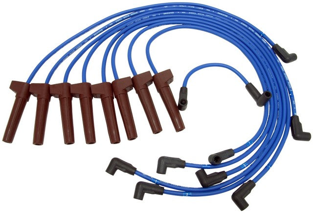 NGK Spark Plug Wire Set P/N:RC-GMZ039 Fits: Chevrolet C1500, Chevrolet C3500, Chevrolet K3500, Chevrolet R20, Chevrolet R20 Suburban, Chevrolet R2500, Chevrolet R2500 Suburban, Chevrolet R30, Chevrolet R3500, Chevrolet V20 Suburban - Image 1