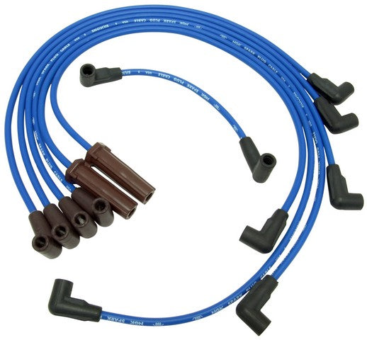 NGK Spark Plug Wire Set P/N:RC-GMX039 Fits: Chevrolet S10 91-88, Chevrolet S10 Blazer 91-88, GMC S15 90-88, GMC S15 Jimmy 91-88, GMC Sonoma 1991, Oldsmobile Bravada 1991 - Image 1
