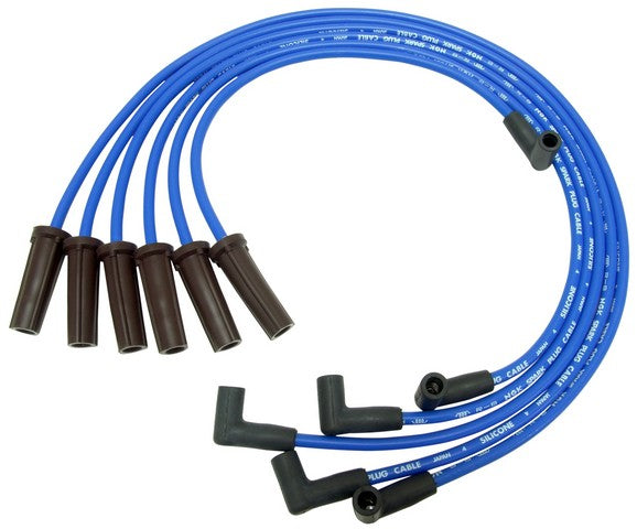 NGK Spark Plug Wire Set P/N:RC-GMZ021 Fits: Buick Electra 89-88, Buick Lesabre 1989, Buick Reatta 89-88, Buick Riviera 89-88, Oldsmobile 98 89-88, Oldsmobile Delta 88 1989, Oldsmobile Toronado 89-88, Pontiac Bonneville 1989 - Image 1