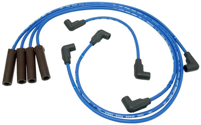 NGK Spark Plug Wire Set P/N:RC-GMX021 Fits: Chevrolet Astro 90-88, Chevrolet Llv 93-88, Chevrolet S10 93-88, Chevrolet S10 Blazer 1988, GMC S15 90-88, GMC S15 Jimmy 1988, GMC Safari 90-88, GMC Sonoma 93-91 - Image 1