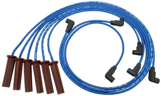 NGK Spark Plug Wire Set P/N:RC-GMX013 Fits: Cadillac Cimarron 88-87, Chevrolet Beretta 88-87, Chevrolet Cavalier 88-87, Chevrolet Corsica 88-87, Oldsmobile Firenza 1987, Pontiac Tempest 88-87 - Image 1