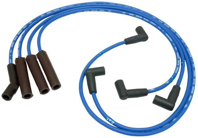 NGK Spark Plug Wire Set P/N:RC-GMX020 Fits: Buick Century, Buick Skylark, Buick Somerset, Chevrolet Celebrity, Chevrolet Lumina, Oldsmobile Calais, Oldsmobile Cutlass Calais, Oldsmobile Cutlass Ciera, Oldsmobile Cutlass Cruiser, Pontiac 6000 - Image 1