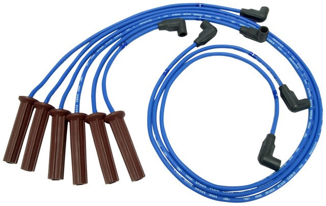 NGK Spark Plug Wire Set P/N:RC-GMX017 Fits: Chevrolet Beretta 93-89, Chevrolet Cavalier 94-89, Chevrolet Corsica 93-89, Pontiac Sunbird 94-91, Pontiac Tempest 91-89 - Image 1