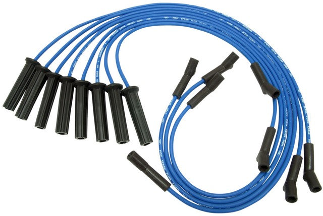 NGK Spark Plug Wire Set P/N:RC-GMX018 Fits: Cadillac Commercial Chassis 86-85, Cadillac Deville 86-85, Cadillac Eldorado 1986, Cadillac Fleetwood 86-85, Cadillac Seville 1986 - Image 1