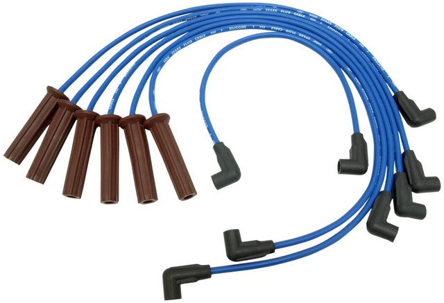 NGK Spark Plug Wire Set P/N:RC-GMX028 Fits: Buick Century, Buick Skylark, Chevrolet Camaro, Chevrolet Celebrity, Chevrolet Citation Ii, Chevrolet S10, Chevrolet S10 Blazer, GMC S15, GMC S15 Jimmy, GMC Sonoma - Image 1